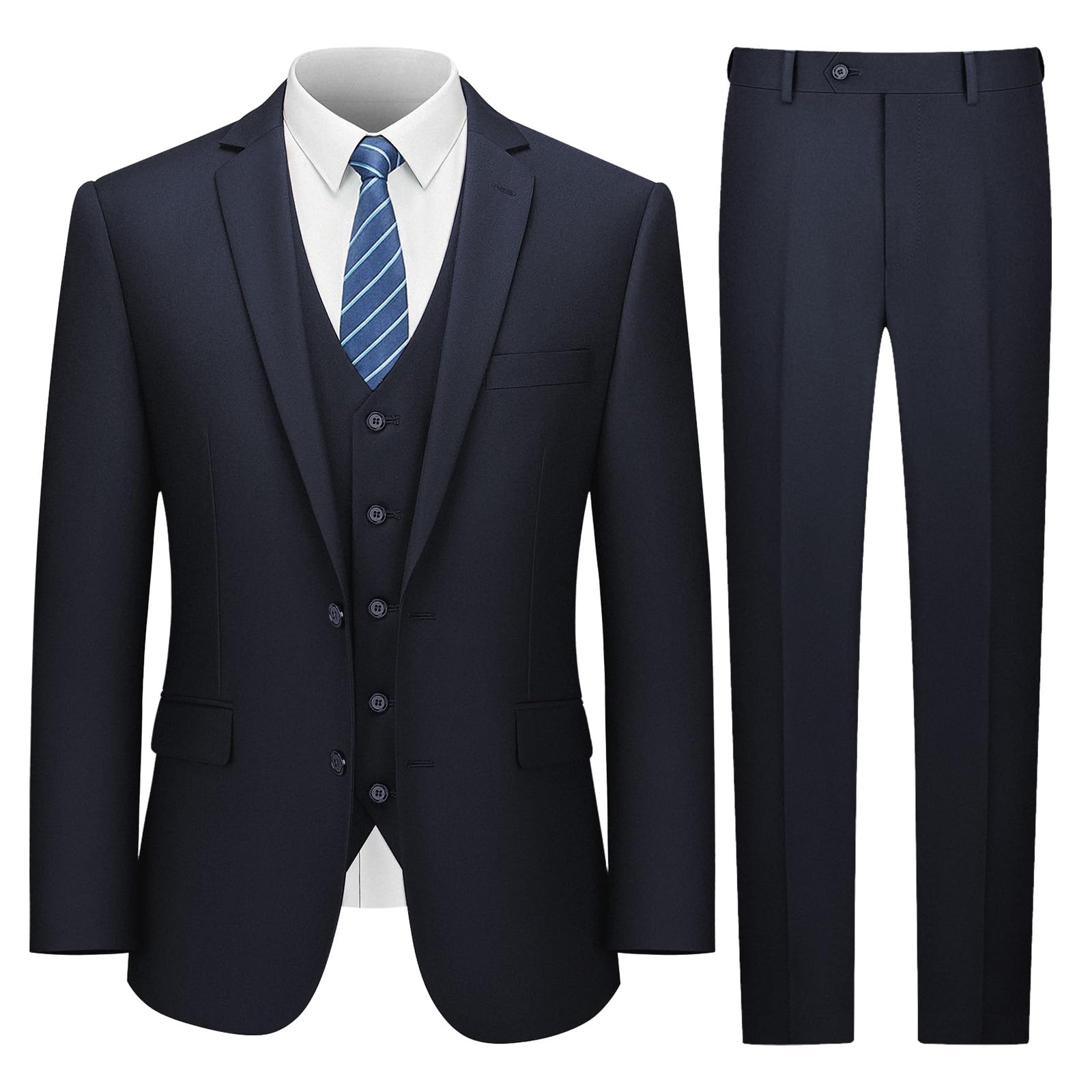 Men's Slim Business Three Piece Suit