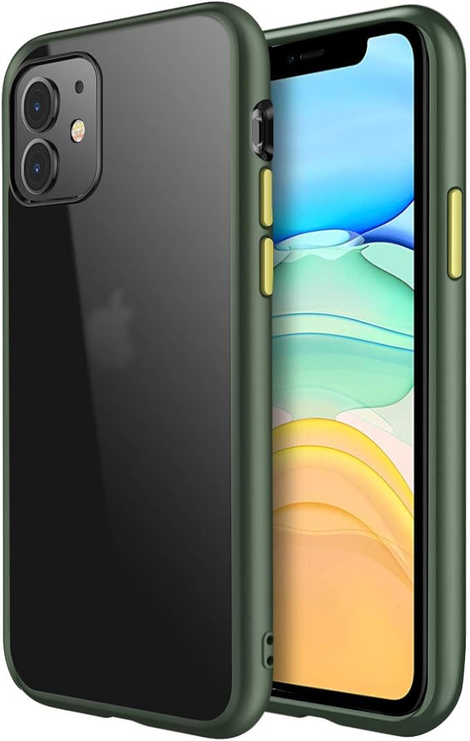 joyroom Matte Case for iPhone 11, iPhone 11 Case Green