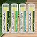 BeeNakedBalm Organic Lip Balm - Mint Lover's Variety 4 Pack - 100% Natural, 100% USA-Made, Gluten Free, Buttery Smooth Recipe - Peppermint, Spearmint & Eucalyptus Mint Flavors plus a FREE Cotton Pouch