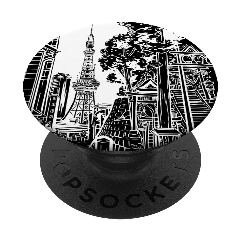 Tokyo Artwork Design PopSockets Swappable PopGrip