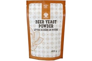 Dinavedic Pure Brewer’s Yeast 400g | Beer Yeast Powder, Protein Source, No Additives Or Preservatives