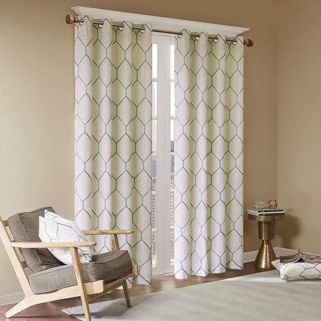 Buy Aqua Curtains For Living Room Modern Contemporary Silver