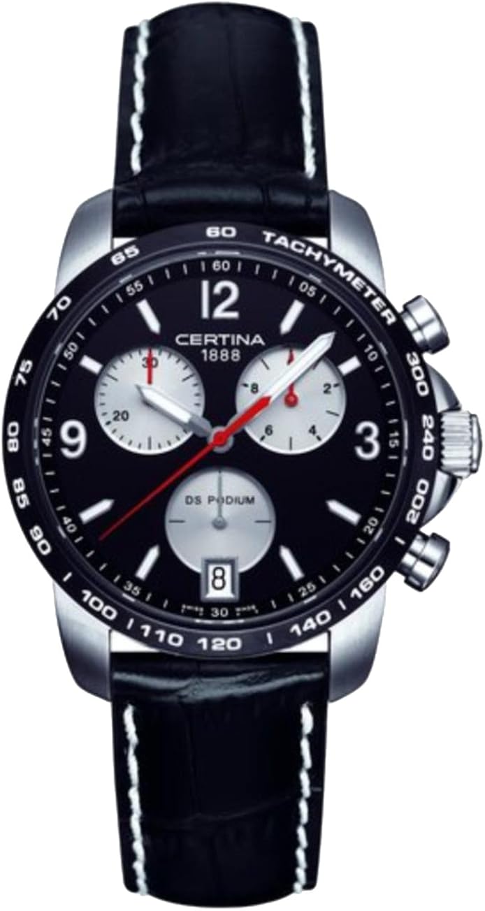 Certina HerrenArmbanduhr XL Chronograph Quarz Leder C001.417.16.057.01 Amazon.de Uhren