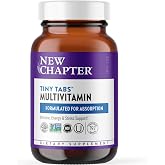 New Chapter Tiny Tabs Daily Multivitamin with 20+ Nutrients, 192 Count | Immune, Cellular Energy, and Stress Support with Vitamin D3 and B Vitamins, Easy-to-Take Small Tablets, Non-GMO