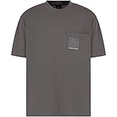 Armani Exchange Mens Limited Edition a Line Logo Stretch Cotton Pocket Regular Fit Tee