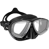 Cressi Prisma Dive Mask (Black/Black)