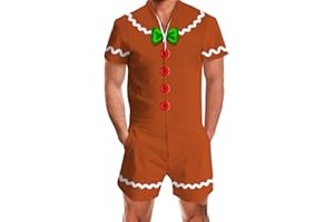 Goodstoworld Male Hawaiian Romper Fashion Zipper Slim Fit Jumpsuit with Pocket S-XXL