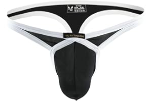 MuscleMate Men's Thong G-String Underwear, Men's Hot Thong G-String T-Back Underwear, Stretch Fit.