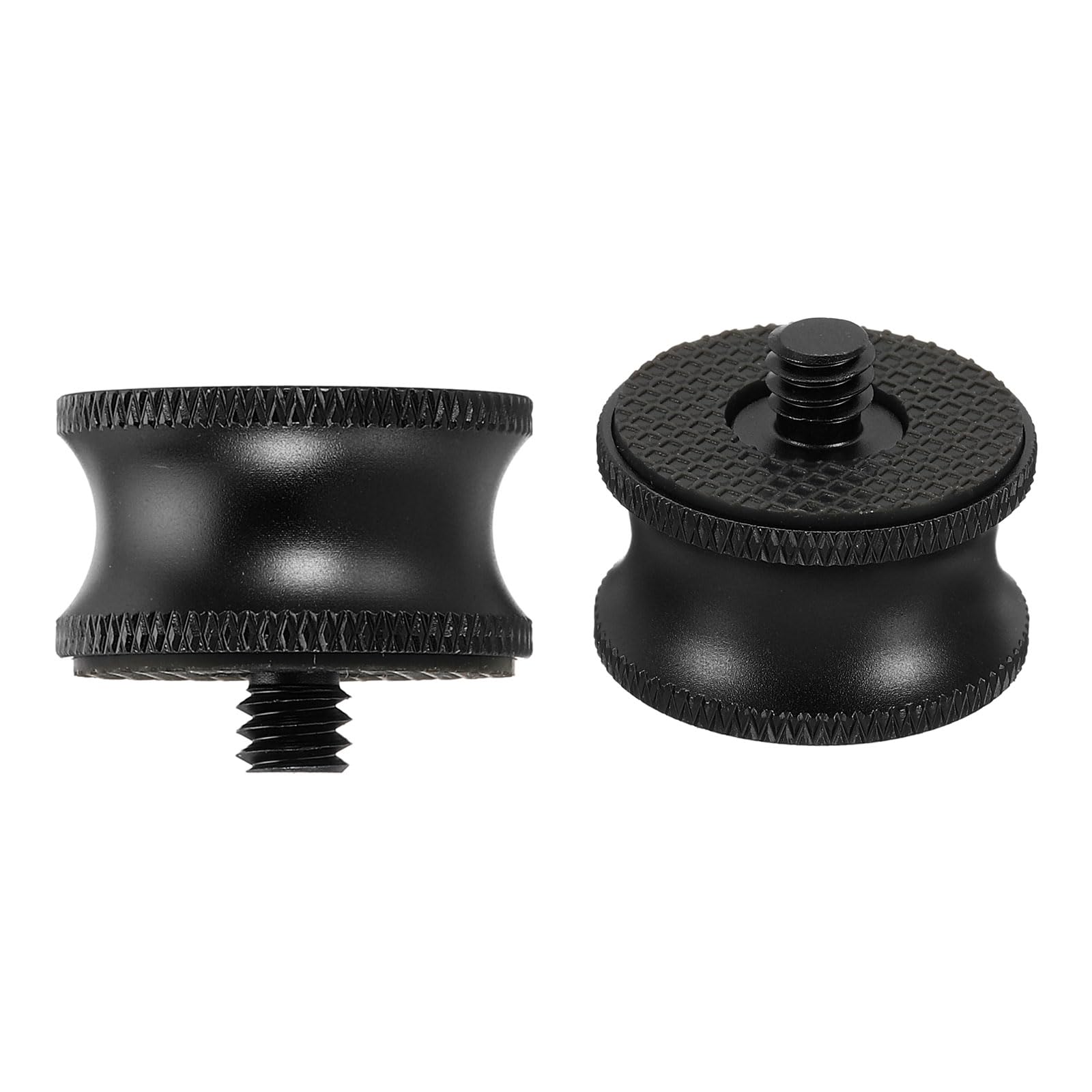 PATIKIL Tripod Screw Adapter 1/4" Male to 3/8" Female, 2 Pack Camera Screw Adapter Mount Screw Converter for Mounting Camera Monitor Tripod Monopod, Black