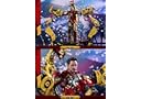 Hot Toys Marvel Iron Man 2 Iron Man Mark IV Diecast Figure with Suit-up Gantry 1/6 Scale Figure Set