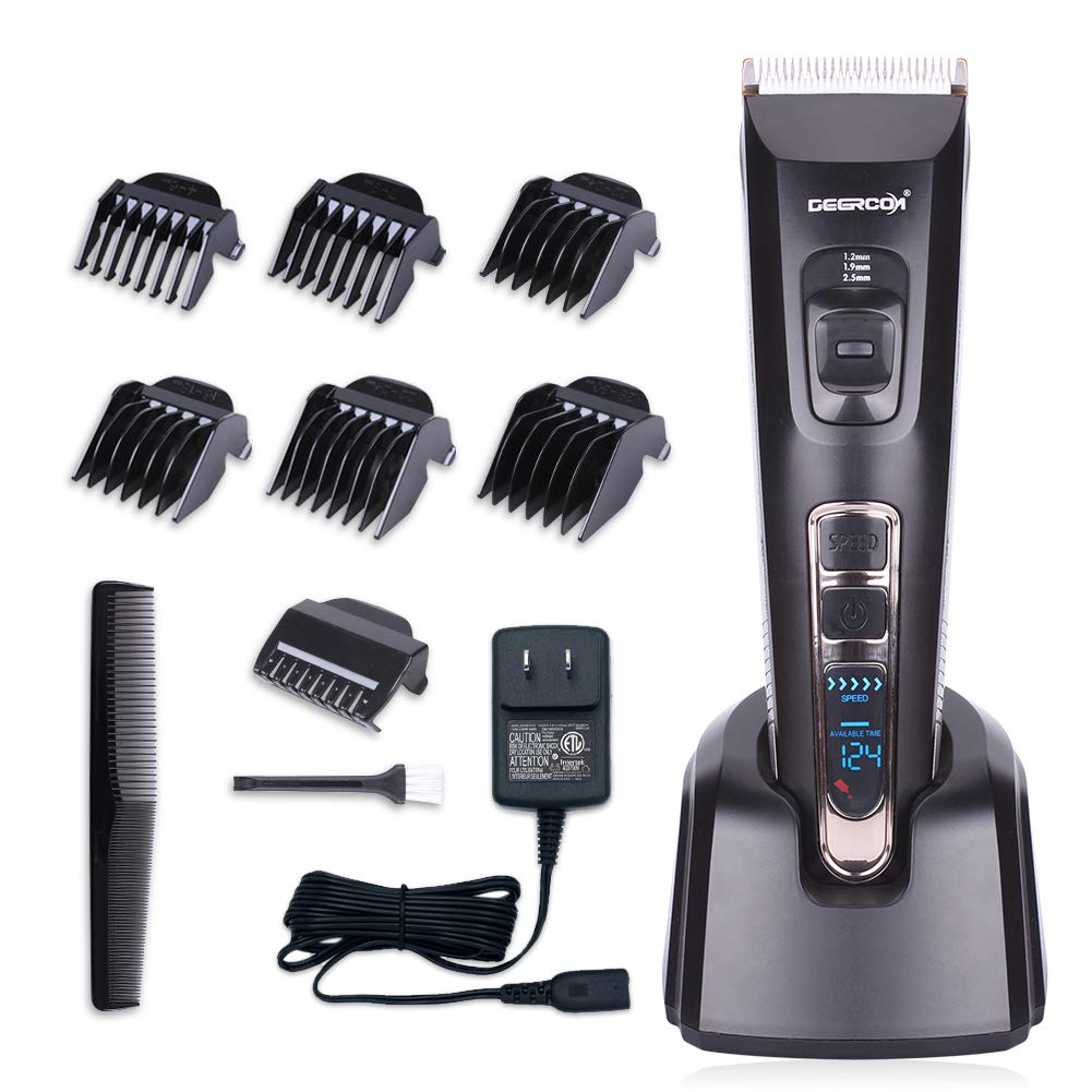 beard trimmer with charging dock