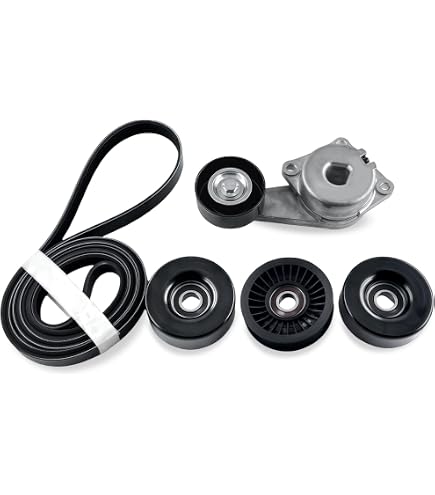 Idler Pulley And Belt Tensioner Kit VANJING Serpentine Belt Drive