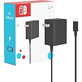 MARSDOCK 45W Charger for Nintendo Switch - 15V 2.6A AC Adapter Fast Charging with 5FT USB C Cord - Compatible with Switch Lite, OLED, Steam Deck - Support TV Mode