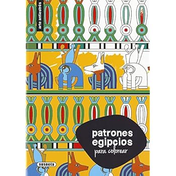 Patrones egipcios para colorear (Arte antiestrés)