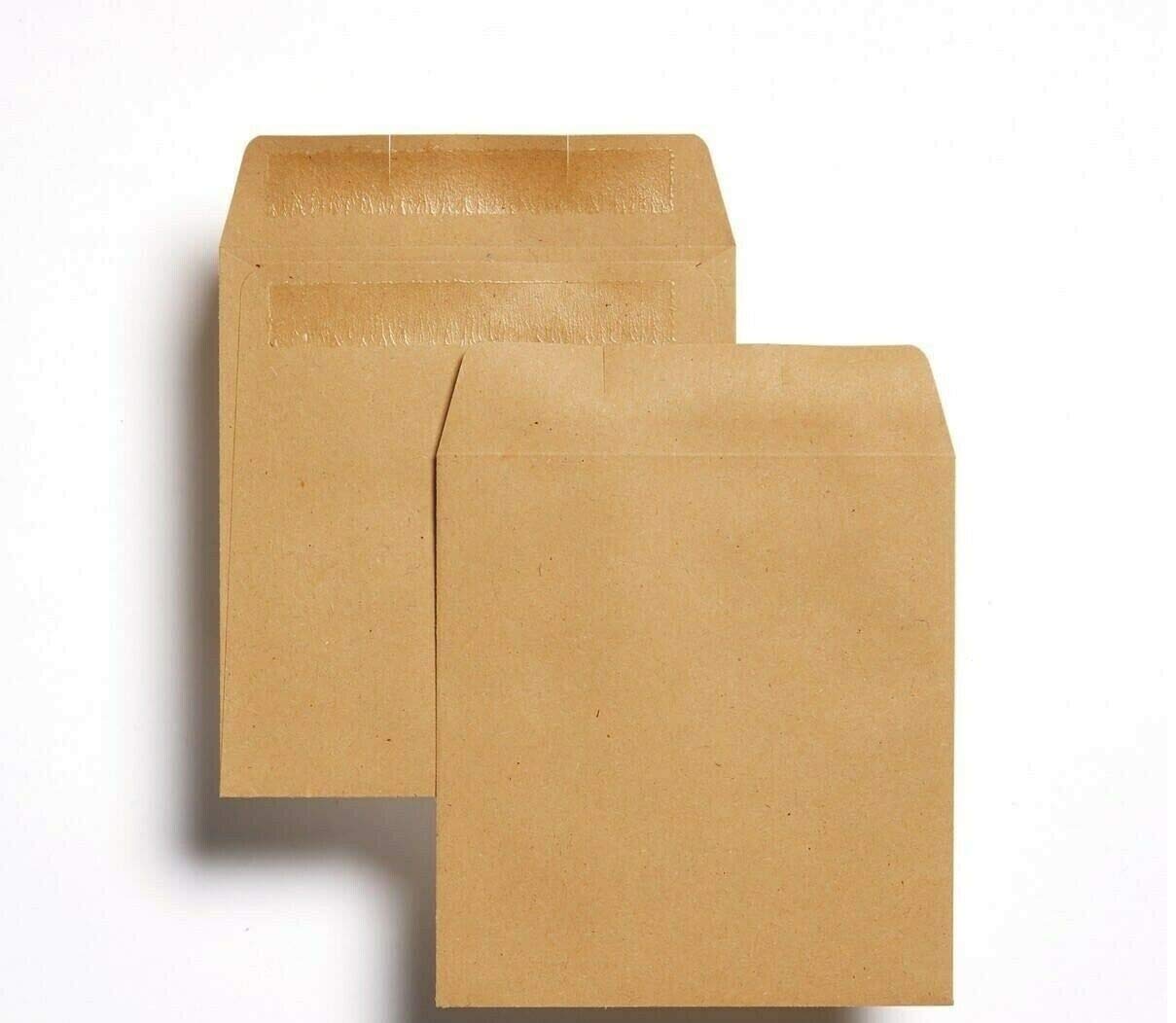 Indigo® Brown Manilla Self-Seal Wage Envelopes – Sage Compatible, Secure, Durable for Payroll Use (Pack of 50)