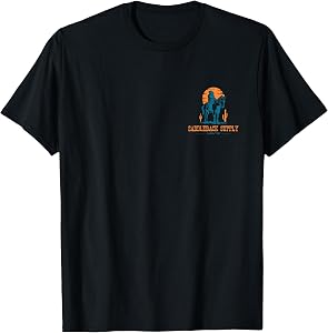 Saddleback Cowboy Trusted Steed Logo Graphic T-Shirt