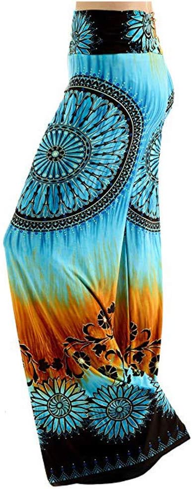 Womens High Waist Leggings Yoga Pants Pajama Pants Palazzo Lounge Pants