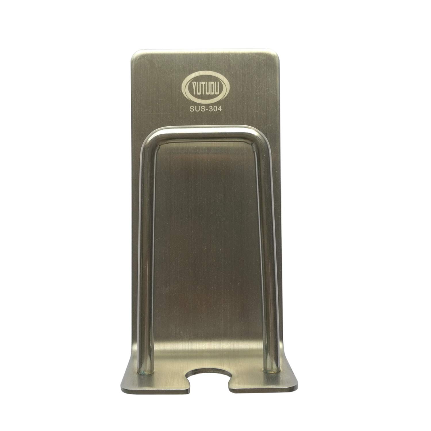 Toothbrush Holder Toothbrush Cup Hang Hook Wall Mounted Stainless Steel Stand With Self-Adhesive 3Pack