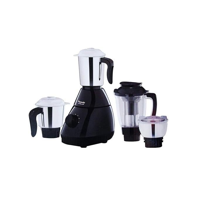 Buy Butterfly Stallion Mixer Grinder, 4 Jars, 750 Watts, Black, 5 Years