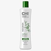 CHI PowerPlus Nourishing Conditioner, Hair Renewal System For A Healthy Scalp, Relieves Tightness & Dryness, Strengthens & Protects Against UV, 12 Oz