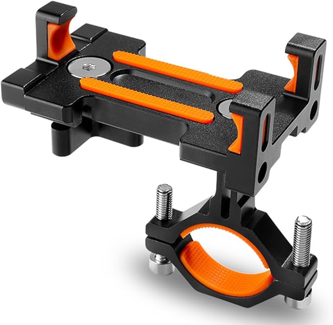 Akeeyo スマートフォン ホルダー 自転車 オートバイ ランニングマシン用マウントキット アルミ合金製 横 縦角度対応 耐久性 耐震 防水 落下防止 4 6 5インチスマホ対応スタンド 1年間品質保証 Aky Zj Sj Bike Al03 Akeeyo アクセサリー Amazon