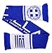 Greece Hellas Soccer Knit Scarf