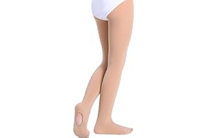 Yitoco Girls Women Dance Ballet Tights Transition Leggings Ultra Soft Convertible Tights for Students (Toddler/Kids/Adult)