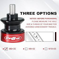 CYCBOLT 6mm Swing Arm Spools Sliders CNC Universal