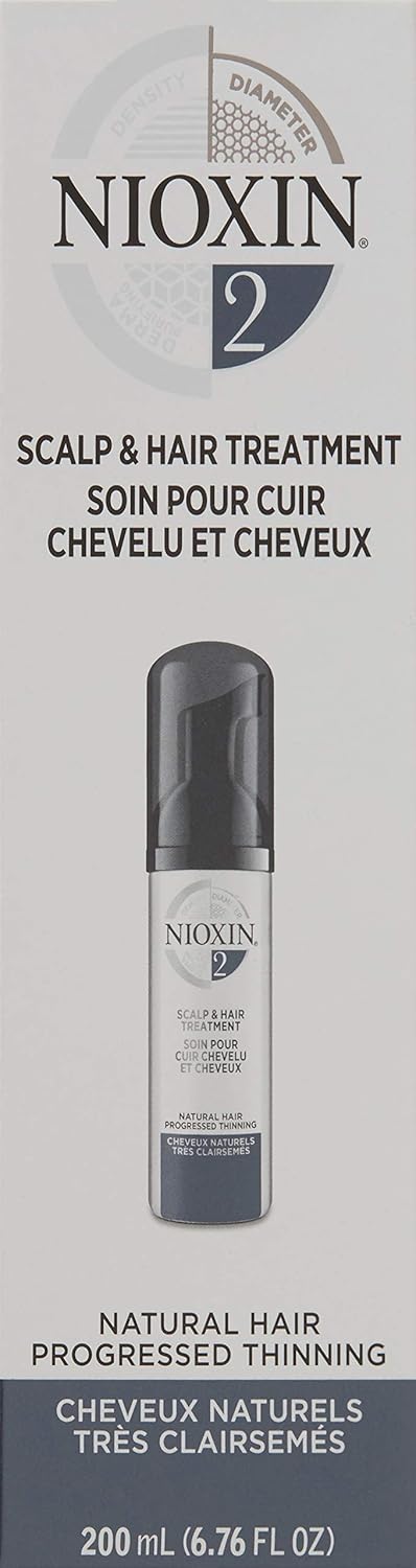 Nioxin Scalp Treatment for Fine Hair System 2 for Hair , 6.76 oz: Nioxin: Premium Beauty