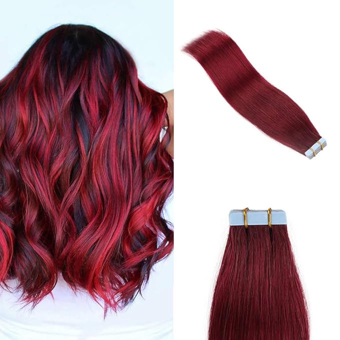 Yilite tape in hair extensions human hair Clearance