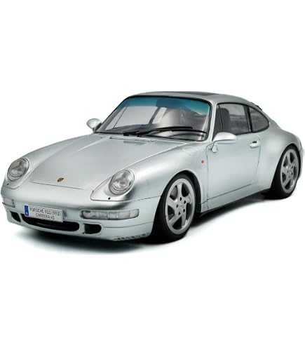 Amazon.com: Solido S1803404 1:18 1993 Porsche 964 Turbo-Black None