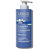 Uriage Baby Daily Moisturizing lotion with Organic Edelweiss + Shea Butter, Nourishes, Moisturizes & Soothes Skin, Non-greasy, Delicately Scented, 97% Igredients of Natural Origin
