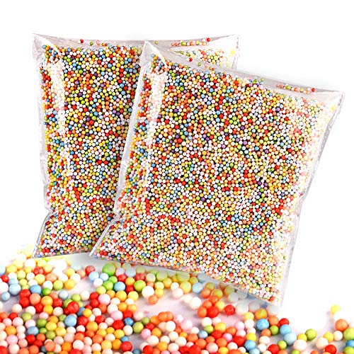 Buy Kuuqa Micro Foam Balls Mixed Colors Polystyrene Styrofoam Beads
