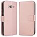 Galaxy Grand Prime Plus Case, Galaxy J2 Prime Case, TAURI [Kickstand] Wallet Leather with Card Pockets Protective Flip Cover For Samsung Galaxy J2 Prime / Grand Prime Plus - Rose Gold