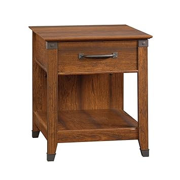 Sauder 413350 Carson Forge Smartcenter Side Table L 22 09 X W 25 59 X H 24 57 Washington Cherry Finish