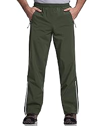 33,000ft Men's Rain Pants Waterproof, Windproof