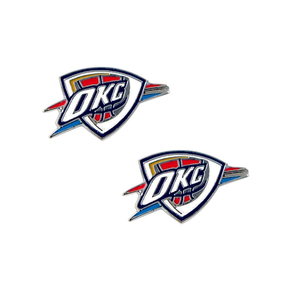 NBA Oklahoma City Thunder Team Logo Post Earrings
