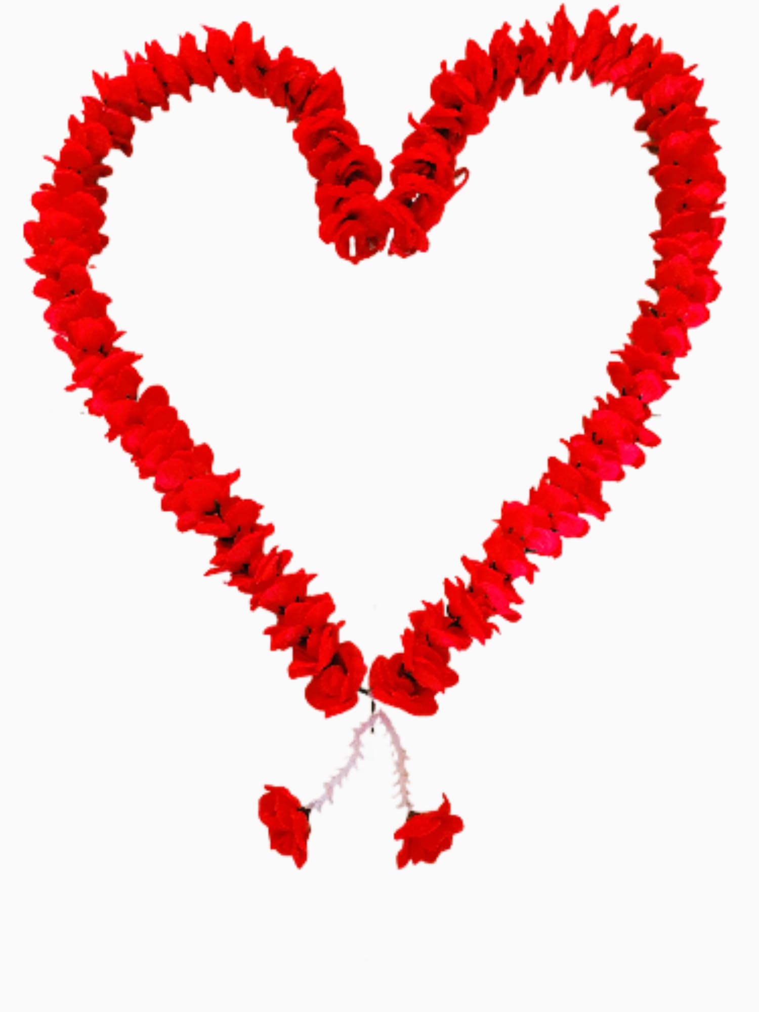 Artificial Rose Garland toran diwali christmas eid occassions decoration 5.5 feet mehndi party Indian Diwali velvet Pack of 2