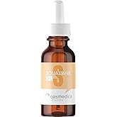 Cosmedica Skincare Squalane Oil - 100% Pure Olive-Derived Moisturizer for Soft, Balanced Skin - Hypoallergenic, Vegan - 1 Fl Oz