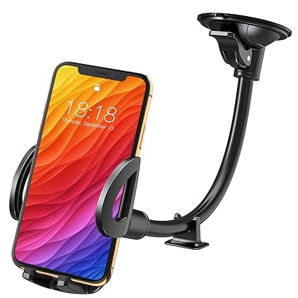 Mpow Auto Handyhalterung, Kfz handyhalterung Auto,kfz Smartphone Halterung,Windschutzscheibe Handyhalter Langer Arm KFZ Telef