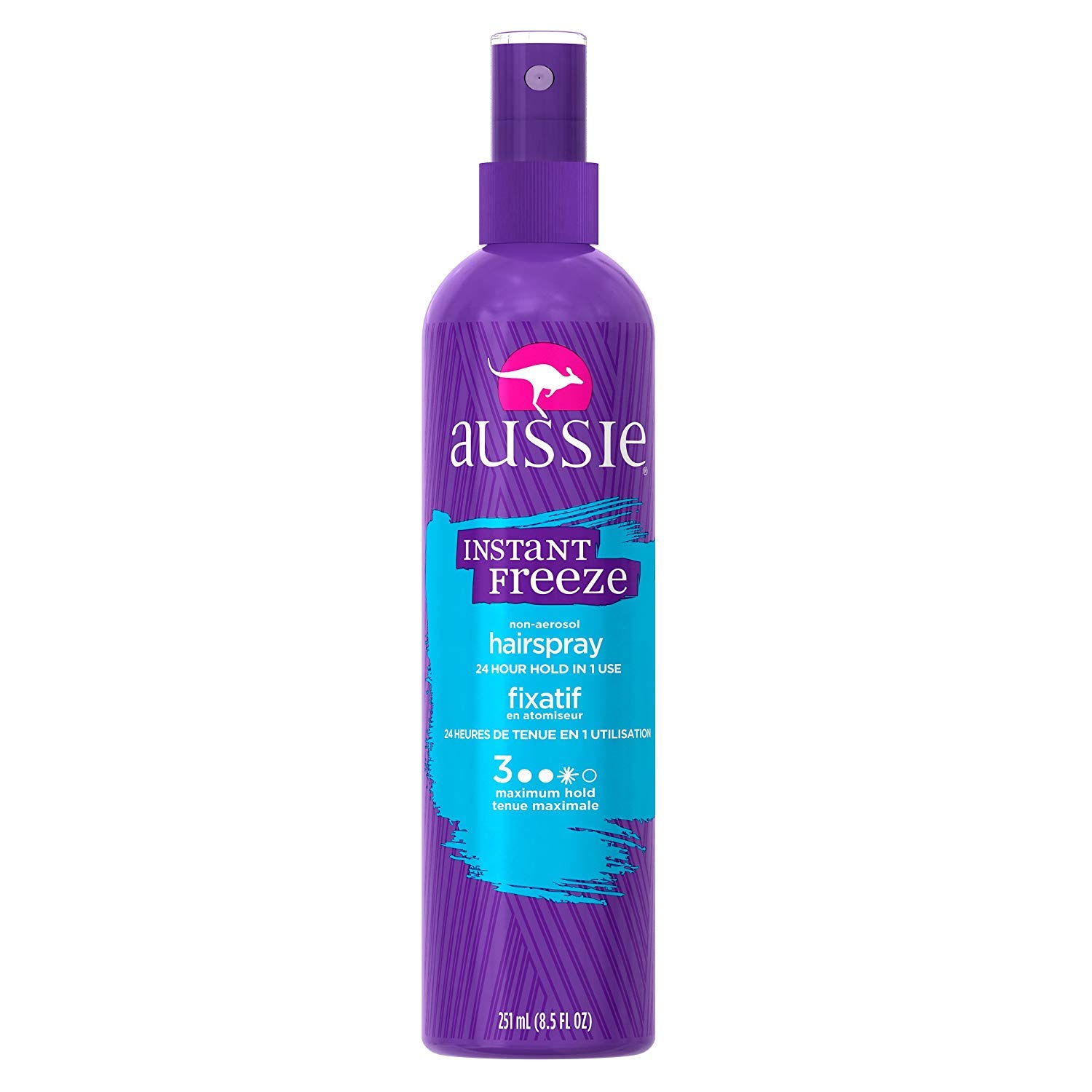 Aussie Instant Freeze Hair Spray NonAerosol Maximum Hold