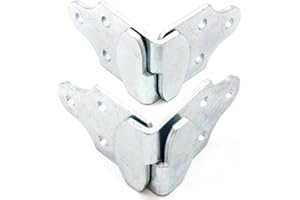 Red Hound Auto 4 Pc Stake Body Utility Trailer Rack Corner Connector Wood Panel Gate Side Latch Brackets Set - 4 Piece Makes 2 Corners