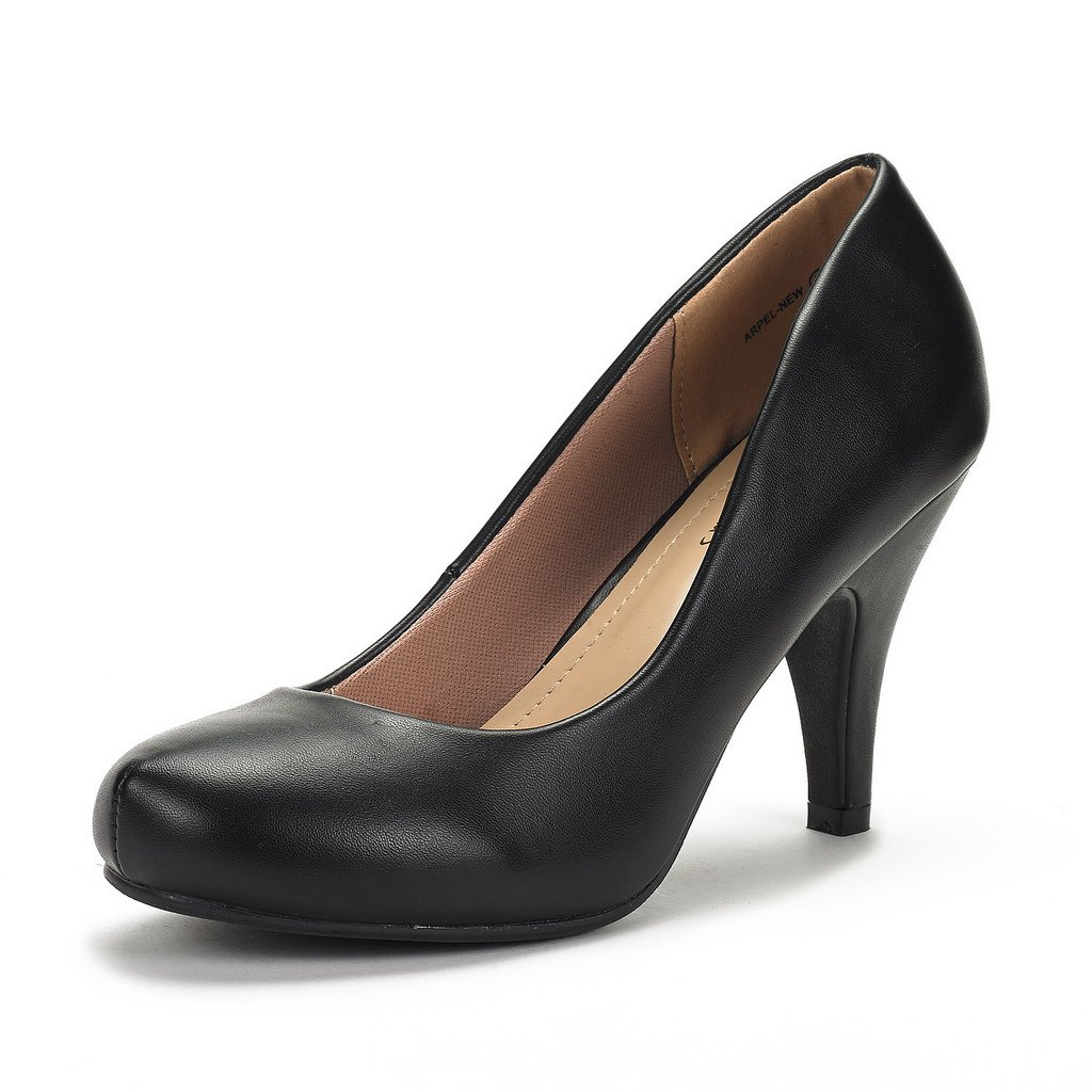 classic low heel pumps