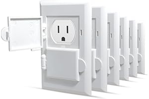 HOMEIFY Outlet Covers Baby Proofing - 6 Pack Baby Proof Safety Electric Plug Covers - for Duplex Outlets - Easy Install