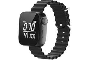 WEGROWER Vibrating Metronome, Wearable Digital Metronome for Instruments and Sports Fitness, Tempo Beat Rhythm Easily Adjustable with Dial, Watch Metronome