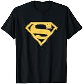 Superman Gold &amp; Black Shield T-Shirt