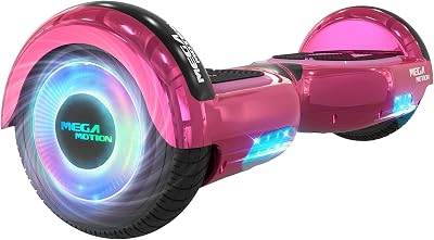 Mega Motion Hoverboard 6.5 Inch Rose Two-Wheel Self Balancing Bluetooth Speaker