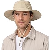 TOP-EX XL/XXL Waterproof Mens Sun Hat Wide Brim UPF 50+ Bucket Hat for Women Sun Protection Outdoor Hiking