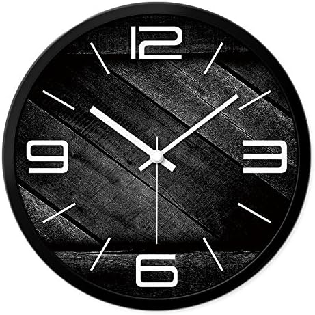 Wall clock, simple and stylish wall clock, ultra-quiet clock,quiet wall clock?Creative home pendant,12Inch