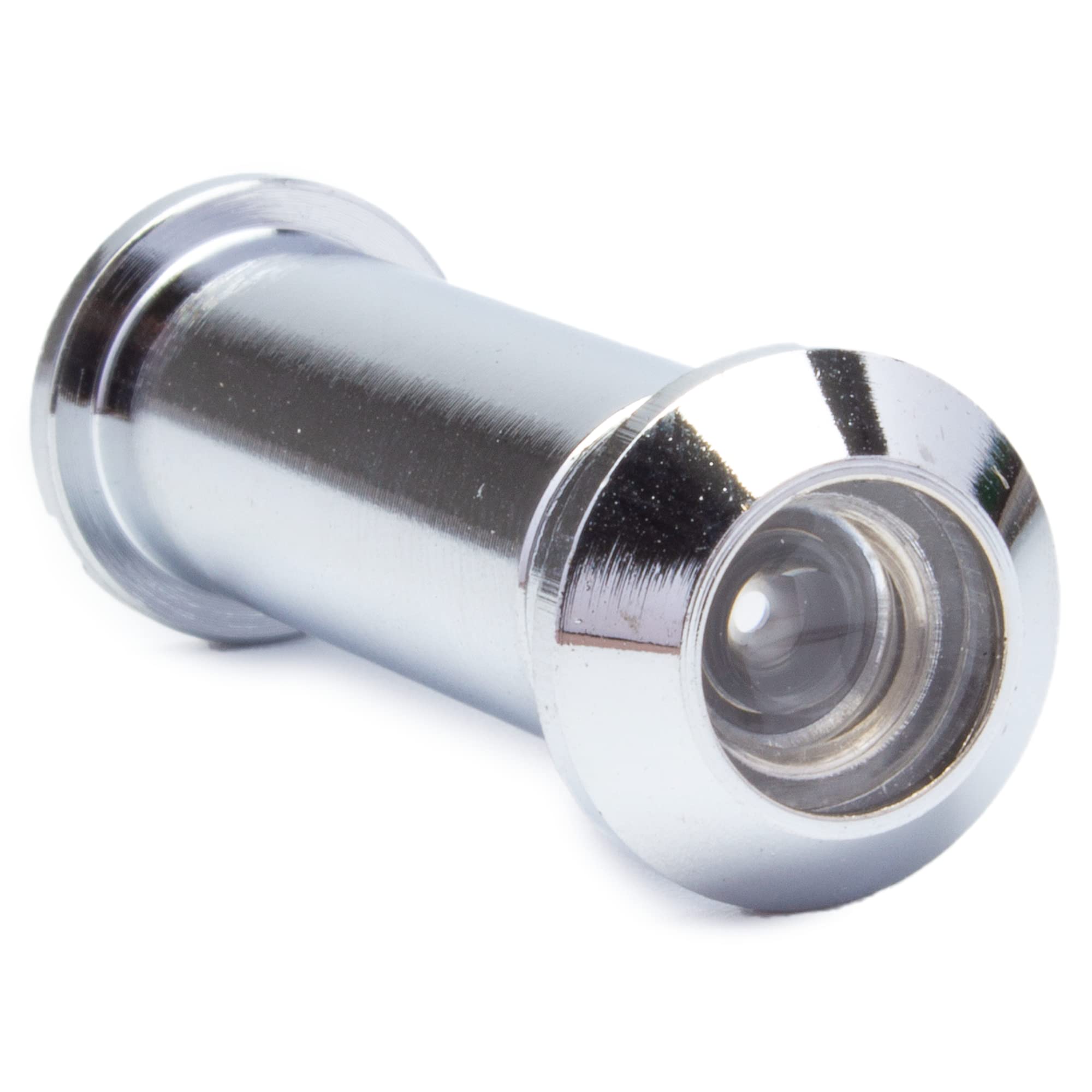 Sweet by Ultion Chrome Spyhole, 35-60mm. Security Spy Hole for Front Door, Peep Holes for Doors, Door Peephole, Peep Hole, Door Spyhole, Door Viewers for Safety.